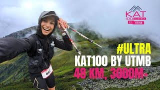 Déšť na ultramaratonu KAT100 by UTMB 🇦🇹  48 km 3000m up [upl. by Olfe]