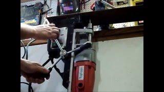 BRM35 Magnetic Drill Typhoon by BLUEROCK Tools Demonstration [upl. by Johnsten]