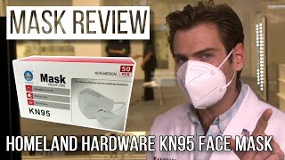 You wont believe what this mask has on it  Homeland Hardware KN95 face mask Review [upl. by Girovard]