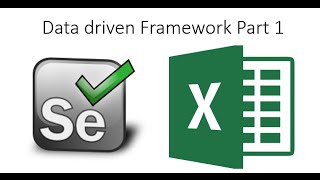 Data Driven Framework in Selenium Webdriver Part 1 [upl. by Aelsel744]