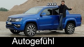 VW Volkswagen Amarok Aventura FULL REVIEW V6 TDI test driven offroad onroad new Facelift neu 2017 [upl. by Nivonod820]