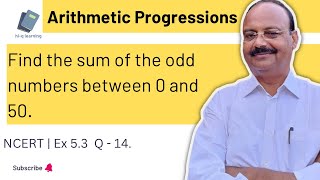 Find the sum of the odd numbers between 0 and 50 [upl. by Arutek980]