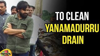 Pawan Kalyan to Clean Yanamadurru Drain near Bhimavaram in West Godavari  Pawan Kalyan Mango News [upl. by Belldame220]