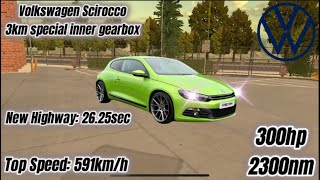 VW Scirocco 3km spec inner gearbox Car Parking Multiplayer new update v247 iOS [upl. by Wein826]