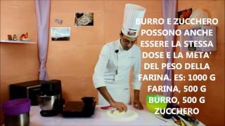 LEZIONE DI PASTICCERIA LA PASTA FROLLA PRATICA [upl. by Notxap]