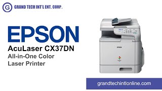 Epson AcuLaser CX37DN AllinOne Color Laser Printer [upl. by Karalynn]