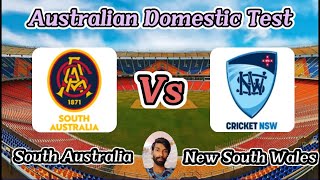 South Australia vs New South Wales  10th Match  Sheffield Shield [upl. by Aikahc]