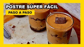 🔶 Como hacer CHOCOTORTA en VASO  receta de postre fácil rápido y vegano [upl. by Pepillo]