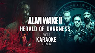 Old Gods of Asgard feat Alan Wake amp Mr Door  Herald of Darkness INSTRUMENTAL with Lyrics [upl. by Ehttam]