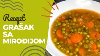 Recept za Grašak sa Mirođijom bez Mesa POSNO [upl. by Hartill860]