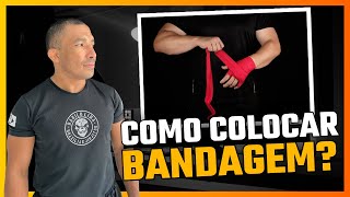 Como colocar bandagem para boxe e muay thai  kickboxing [upl. by Selig]