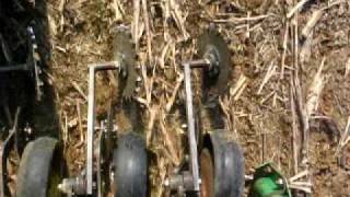 Needham Ag 20 Point Crumbler Wheel and V8 Firming Wheel on a John Deere 750 Drill [upl. by Granoff]