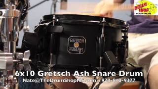 Gretsch Ash Snare Drum 6x10  The Drum Shop North Shore [upl. by Quinby]