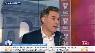 Européennes Olivier Faure lance un appel pour que quotle rassemblement de la gauche soit possiblequot [upl. by Ysabel]