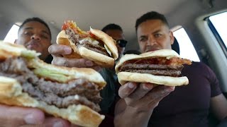 Eating WHATABURGER For The First Time hodgetwins [upl. by Ailaham805]