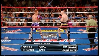 Saul Canelo Alvarez vs Matthew Hatton WBC WORLD SUPER WELTERWEIGHT TITLE HD┃SHANNONS GYM [upl. by Suillenroc377]