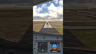 Shared cockpit landing at Denver in the fenixa320 in MSFS2020 shorts [upl. by Krever]