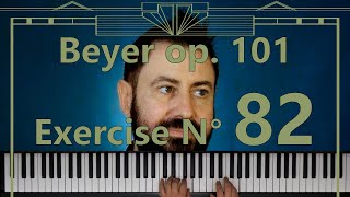 Piano tutorial  Beyer Op 101 esercizio N° 82 [upl. by Renie403]