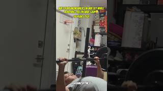 Watch My Mom Walk In Mid Set While Benching 135 lbs On Wide Grip At 15 Years Old [upl. by Ayra]