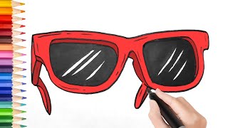 How to draw glasses on cartoon [upl. by Mundt]