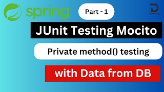 Junit Testing with Mockito Part 7  1 in Tamil  Springboot  Java  DinaTechy [upl. by Ttesil]