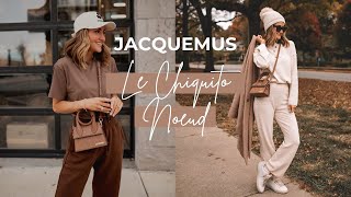 JACQUEMUS LE CHIQUITO NOEUD BAG REVIEW  WHAT FITS IN IT  IS IT WORTH IT [upl. by Foote]