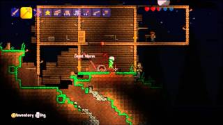 Terraria Xbox 360  5 Mining for Silver Gold and Iron [upl. by Liemaj]