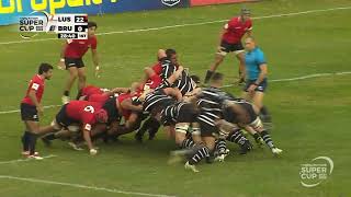 Lusitanos v Brussels Devils  Rugby Europe Super Cup Highlights [upl. by Ydisac]