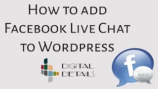 How to Add Facebook Live Chat to Wordpress [upl. by Nancee304]