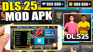 NUEVO HACK DLS 25 ACTUALIZADO  Monedas y Diamantes Ilimitados🔥 Dream League Soccer MOD APK [upl. by Ponzo]