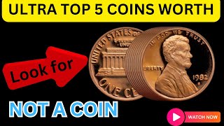 TOP Five USA VALUEABLE PENNIES 1977 amp 1978D WORTH IN MILLIONS [upl. by Adnyleb]