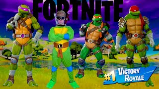 FORTNITE x TEENAGE MUTANT NINJA TURTLES In Real Life 24 Hour Battle Royale [upl. by Odnalro14]