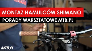 Porady MTBpl montaż hamulców Shimano [upl. by Enailil]