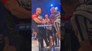 Shark vs Emil Ekstrom at East vs West Challenger Series armwrestling [upl. by Kinom80]