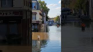 Tempête Kirk Longjumeau  Essone sous leau 11102024 [upl. by Idelson]