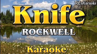 KNIFE  Rockwell  Karaoke reakaraoke [upl. by Nodnart]