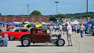 2024 classic car show 1st time filming in York Pennsylvania 50th NSRA street rod nationals east USA [upl. by Adnema]