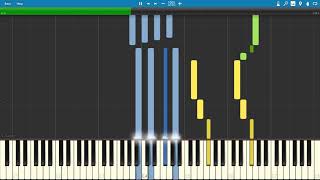 Deltarune Hip Shop  Piano Tutorial Synthesia [upl. by Ker]