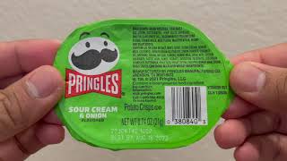 PRINGLES SNACK STACKS SOUR CREAM amp ONION CRISPS [upl. by Macleod]