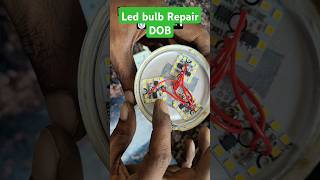 Led bulb Repair with DOB 230v AC  Electronics Verma [upl. by Shult527]