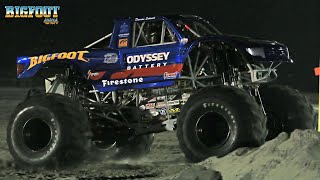 Wild ride on the beach at night  Wildwood NJ 2015  BIGFOOT Monster Truck [upl. by Adnowal]