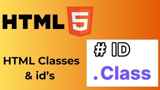 HTML Classes amp IDs Explained  Styling HTML Elements [upl. by Bertila]