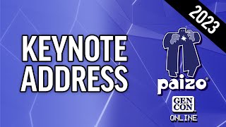 Gen Con 2023 Paizo Keynote Address [upl. by Atinihs]