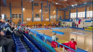 Krakonošův TeamGym cup 2024 Junior I tria trampolína [upl. by Woodcock152]