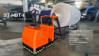 Electric Aframe Tow Tractor Trolley Tugger Suntech [upl. by Bordiuk]