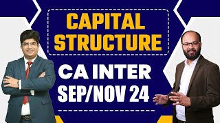 Capital Structure  CA Inter Financial Management Complete Chapter no 5  As Per ICAI New Scheme [upl. by Daveta149]