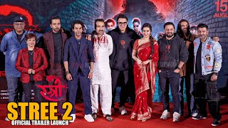 UNCUT  Stree 2  Official Trailer Launch  Shraddha Kapoor Pankaj Tripathi Rajkummar Rao  Dinesh [upl. by Gav]