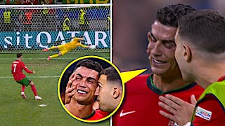 Ronaldo CRIED After Losing The Penalty 😬 [upl. by Orlosky]