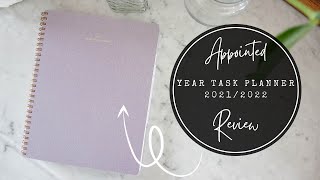 Appointed Year Task Planner Review With Pen Test 20212022 Edition [upl. by Beffrey]