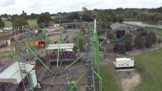 Roller Coaster Front Seat onride HD POV Wicksteed Park Kettering [upl. by Pickford]